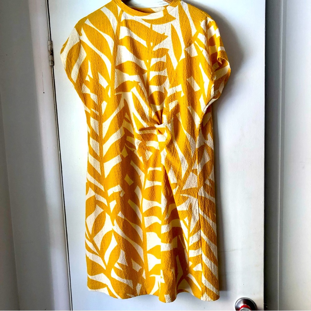 Twist front dress